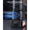 image:imageVEVOR Press Tool 18V Electric Pipe Crimping Tool for 12 34 1 Copper Pipes 24KN Press Tool Kit Compatible with ProPress  with 3 Press Jaws 2pcs 18V 2AH Battery Fast Charger amp Carrying CaseStandard Size