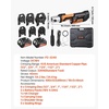 image:imageVEVOR Press Tool 18V Electric Pipe Crimping Tool for 12 34 1 Copper Pipes 24KN Press Tool Kit Compatible with ProPress  with 3 Press Jaws 2pcs 18V 2AH Battery Fast Charger amp Carrying CaseStandard Size