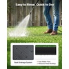 image:imageVEVOR Artificial Grass 10 x 3 ft Fake Grass Turf Rug 06 in Pile Height Realistic Synthetic Lawn Carpet Roll Mat Easy Clean Drainage Holes for Patio Garden Balcony Outdoor Indoor Decor Green65 x 10 FT