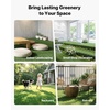 image:imageVEVOR Artificial Grass 10 x 3 ft Fake Grass Turf Rug 06 in Pile Height Realistic Synthetic Lawn Carpet Roll Mat Easy Clean Drainage Holes for Patio Garden Balcony Outdoor Indoor Decor Green12 x 7 FT