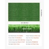 image:imageVEVOR Artificial Grass 10 x 3 ft Fake Grass Turf Rug 06 in Pile Height Realistic Synthetic Lawn Carpet Roll Mat Easy Clean Drainage Holes for Patio Garden Balcony Outdoor Indoor Decor Green12 x 7 FT