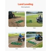 image:imageVEVOR Drag Harrow 48 x 20 in TowBehind Driveway Grader with Adjustable Width amp 50lbs Load Capacity Heavy Duty Lawn Leveling Rake Galvanized Steel Gravel Driveway Drag Fits ATVs UTVs Tractors4 FT Green