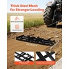 image:imageVEVOR Drag Harrow 48 x 20 in TowBehind Driveway Grader with Adjustable Width amp 50lbs Load Capacity Heavy Duty Lawn Leveling Rake Galvanized Steel Gravel Driveway Drag Fits ATVs UTVs Tractors4 FT Black