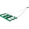 image:imageVEVOR Drag Harrow 48 x 20 in TowBehind Driveway Grader with Adjustable Width amp 50lbs Load Capacity Heavy Duty Lawn Leveling Rake Galvanized Steel Gravel Driveway Drag Fits ATVs UTVs Tractors4 FT Green