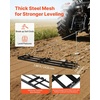 image:imageVEVOR Drag Harrow 48 x 20 in TowBehind Driveway Grader with Adjustable Width amp 50lbs Load Capacity Heavy Duty Lawn Leveling Rake Galvanized Steel Gravel Driveway Drag Fits ATVs UTVs Tractors8 FT Black