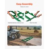 image:imageVEVOR Drag Harrow 48 x 20 in TowBehind Driveway Grader with Adjustable Width amp 50lbs Load Capacity Heavy Duty Lawn Leveling Rake Galvanized Steel Gravel Driveway Drag Fits ATVs UTVs Tractors6 FT Green