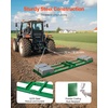 image:imageVEVOR Drag Harrow 48 x 20 in TowBehind Driveway Grader with Adjustable Width amp 50lbs Load Capacity Heavy Duty Lawn Leveling Rake Galvanized Steel Gravel Driveway Drag Fits ATVs UTVs Tractors8 FT Green