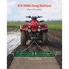 image:imageVEVOR Drag Harrow 48 x 20 in TowBehind Driveway Grader with Adjustable Width amp 50lbs Load Capacity Heavy Duty Lawn Leveling Rake Galvanized Steel Gravel Driveway Drag Fits ATVs UTVs Tractors8 FT Green