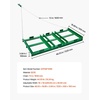 image:imageVEVOR Drag Harrow 48 x 20 in TowBehind Driveway Grader with Adjustable Width amp 50lbs Load Capacity Heavy Duty Lawn Leveling Rake Galvanized Steel Gravel Driveway Drag Fits ATVs UTVs Tractors4 FT Green
