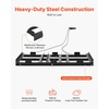 image:imageVEVOR Drag Harrow 48 x 20 in TowBehind Driveway Grader with Adjustable Width amp 50lbs Load Capacity Heavy Duty Lawn Leveling Rake Galvanized Steel Gravel Driveway Drag Fits ATVs UTVs Tractors4 FT Black