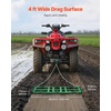 image:imageVEVOR Drag Harrow 48 x 20 in TowBehind Driveway Grader with Adjustable Width amp 50lbs Load Capacity Heavy Duty Lawn Leveling Rake Galvanized Steel Gravel Driveway Drag Fits ATVs UTVs Tractors4 FT Green