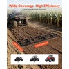 image:imageVEVOR Drag Harrow 48 x 20 in TowBehind Driveway Grader with Adjustable Width amp 50lbs Load Capacity Heavy Duty Lawn Leveling Rake Galvanized Steel Gravel Driveway Drag Fits ATVs UTVs Tractors8 FT Black