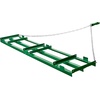 image:imageVEVOR Drag Harrow 48 x 20 in TowBehind Driveway Grader with Adjustable Width amp 50lbs Load Capacity Heavy Duty Lawn Leveling Rake Galvanized Steel Gravel Driveway Drag Fits ATVs UTVs Tractors8 FT Green