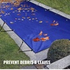 image:imageVEVOR Pool Tarpaulin Rectangular 4 x 7 m Winter Tarpaulin PVC Material Swimming Pool Cover Blue Waterproof Pool Canopy Rectangular Pool Tarpaulin DirtRepellent Tarpaulin for Pool