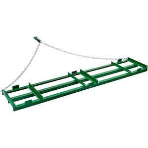 image:imageVEVOR Drag Harrow 48 x 20 in TowBehind Driveway Grader with Adjustable Width amp 50lbs Load Capacity Heavy Duty Lawn Leveling Rake Galvanized Steel Gravel Driveway Drag Fits ATVs UTVs Tractors8 FT Green