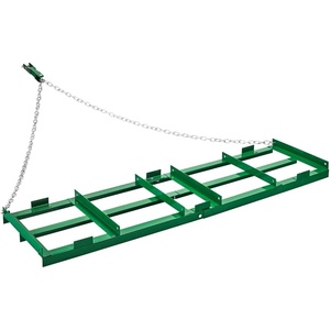image:imageVEVOR Drag Harrow 48 x 20 in TowBehind Driveway Grader with Adjustable Width amp 50lbs Load Capacity Heavy Duty Lawn Leveling Rake Galvanized Steel Gravel Driveway Drag Fits ATVs UTVs Tractors6 FT Green