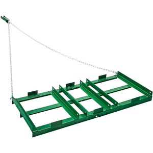 image:imageVEVOR Drag Harrow 48 x 20 in TowBehind Driveway Grader with Adjustable Width amp 50lbs Load Capacity Heavy Duty Lawn Leveling Rake Galvanized Steel Gravel Driveway Drag Fits ATVs UTVs Tractors4 FT Green