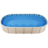 image:imageVEVOR 24ft Round Above Ground Pool Liner Overlap Pool Liners Standard Gauge Vinyl 48to54inch Wall Height Designed for Steel Sided AboveGround Swimming PoolsOval