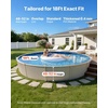 image:imageVEVOR 24ft Round Above Ground Pool Liner Overlap Pool Liners Standard Gauge Vinyl 48to54inch Wall Height Designed for Steel Sided AboveGround Swimming PoolsRound