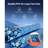 image:imageVEVOR 24ft Round Above Ground Pool Liner Overlap Pool Liners Standard Gauge Vinyl 48to54inch Wall Height Designed for Steel Sided AboveGround Swimming PoolsRound