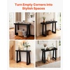 image:imageVEVOR 36 in Console Table Modern Desk Behind The Couch Wooden Rectangle Entrance Desk Narrow Long Sofa Table Accent Stand Ideal for Hallway Bedroom Living Room Foyer Easy Assembly BlackBlack