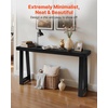 image:imageVEVOR 36 in Console Table Modern Desk Behind The Couch Wooden Rectangle Entrance Desk Narrow Long Sofa Table Accent Stand Ideal for Hallway Bedroom Living Room Foyer Easy Assembly BlackBlack