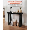 image:imageVEVOR 36 in Console Table Modern Desk Behind The Couch Wooden Rectangle Entrance Desk Narrow Long Sofa Table Accent Stand Ideal for Hallway Bedroom Living Room Foyer Easy Assembly BlackBlack