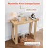 image:imageVEVOR 36 in Console Table Modern Desk Behind The Couch Wooden Rectangle Entrance Desk Narrow Long Sofa Table Accent Stand Ideal for Hallway Bedroom Living Room Foyer Easy Assembly BlackNatural