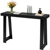 image:imageVEVOR 36 in Console Table Modern Desk Behind The Couch Wooden Rectangle Entrance Desk Narrow Long Sofa Table Accent Stand Ideal for Hallway Bedroom Living Room Foyer Easy Assembly BlackBlack