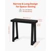 image:imageVEVOR 36 in Console Table Modern Desk Behind The Couch Wooden Rectangle Entrance Desk Narrow Long Sofa Table Accent Stand Ideal for Hallway Bedroom Living Room Foyer Easy Assembly BlackBlack