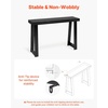 image:imageVEVOR 36 in Console Table Modern Desk Behind The Couch Wooden Rectangle Entrance Desk Narrow Long Sofa Table Accent Stand Ideal for Hallway Bedroom Living Room Foyer Easy Assembly BlackBlack