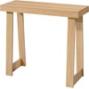 image:imageVEVOR 36 in Console Table Modern Desk Behind The Couch Wooden Rectangle Entrance Desk Narrow Long Sofa Table Accent Stand Ideal for Hallway Bedroom Living Room Foyer Easy Assembly BlackNatural