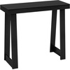 image:imageVEVOR 36 in Console Table Modern Desk Behind The Couch Wooden Rectangle Entrance Desk Narrow Long Sofa Table Accent Stand Ideal for Hallway Bedroom Living Room Foyer Easy Assembly BlackBlack