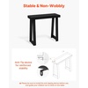 image:imageVEVOR 36 in Console Table Modern Desk Behind The Couch Wooden Rectangle Entrance Desk Narrow Long Sofa Table Accent Stand Ideal for Hallway Bedroom Living Room Foyer Easy Assembly BlackBlack