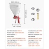 image:imageVEVOR 3Piece Air Spray Gun Kit Professional Auto Paint Spray Gun Set with 3 Nozzles 11418mm 3 Cups amp Air Regulator Gravity Feed Automotive Paint Sprayer for Primer Topcoat amp TouchUp1 Pcs Texture Spray Gun
