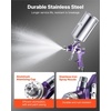 image:imageVEVOR 3Piece Air Spray Gun Kit Professional Auto Paint Spray Gun Set with 3 Nozzles 11418mm 3 Cups amp Air Regulator Gravity Feed Automotive Paint Sprayer for Primer Topcoat amp TouchUp3 Pcs Spray Gun