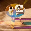 image:imageVEVOR Acrylic Side Table 2Tier Clear End Table with Storage Shelf Modern Transparent Bedside Nightstand Lucite Desk for Bedroom Living Room Home Decor 118 D x 157 W x 197 HRainbow