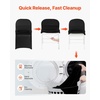 image:imageVEVOR Chair Covers Polyester Spandex Chair Cover Stretch Slipcovers for Wedding Party Dining Banquet FlatFront Chair Covers Whitea 53PCSBlackc