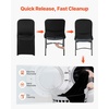 image:imageVEVOR Chair Covers Polyester Spandex Chair Cover Stretch Slipcovers for Wedding Party Dining Banquet FlatFront Chair Covers Whitea 53PCSBlackcxl