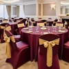 image:imageVEVOR Chair Covers Polyester Spandex Chair Cover Stretch Slipcovers for Wedding Party Dining Banquet FlatFront Chair Covers Whitea 53PCSBurgundya