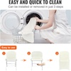 image:imageVEVOR Chair Covers Polyester Spandex Chair Cover Stretch Slipcovers for Wedding Party Dining Banquet FlatFront Chair Covers Whitea 53PCSIvoryb