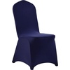 image:imageVEVOR Chair Covers Polyester Spandex Chair Cover Stretch Slipcovers for Wedding Party Dining Banquet FlatFront Chair Covers Whitea 53PCSNavy Bluea