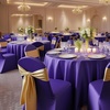 image:imageVEVOR Chair Covers Polyester Spandex Chair Cover Stretch Slipcovers for Wedding Party Dining Banquet FlatFront Chair Covers Whitea 53PCSPurplec