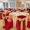 image:imageVEVOR Chair Covers Polyester Spandex Chair Cover Stretch Slipcovers for Wedding Party Dining Banquet FlatFront Chair Covers Whitea 53PCSReda