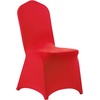 image:imageVEVOR Chair Covers Polyester Spandex Chair Cover Stretch Slipcovers for Wedding Party Dining Banquet FlatFront Chair Covers Whitea 53PCSReda
