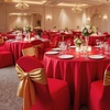 image:imageVEVOR Chair Covers Polyester Spandex Chair Cover Stretch Slipcovers for Wedding Party Dining Banquet FlatFront Chair Covers Whitea 53PCSRedc