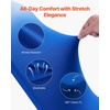 image:imageVEVOR Chair Covers Polyester Spandex Chair Cover Stretch Slipcovers for Wedding Party Dining Banquet FlatFront Chair Covers Whitea 53PCSRoyal Bluea