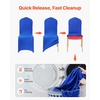 image:imageVEVOR Chair Covers Polyester Spandex Chair Cover Stretch Slipcovers for Wedding Party Dining Banquet FlatFront Chair Covers Whitea 53PCSRoyal Bluea