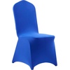 image:imageVEVOR Chair Covers Polyester Spandex Chair Cover Stretch Slipcovers for Wedding Party Dining Banquet FlatFront Chair Covers Whitea 53PCSRoyal Bluea