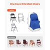 image:imageVEVOR Chair Covers Polyester Spandex Chair Cover Stretch Slipcovers for Wedding Party Dining Banquet FlatFront Chair Covers Whitea 53PCSRoyal Bluec